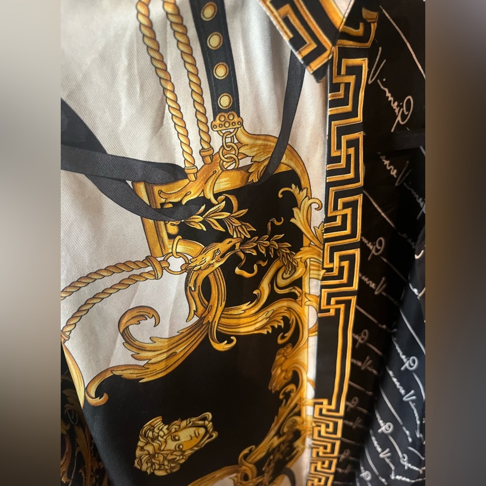 Authentic Versace Signature Button Down Shirt. - image 2